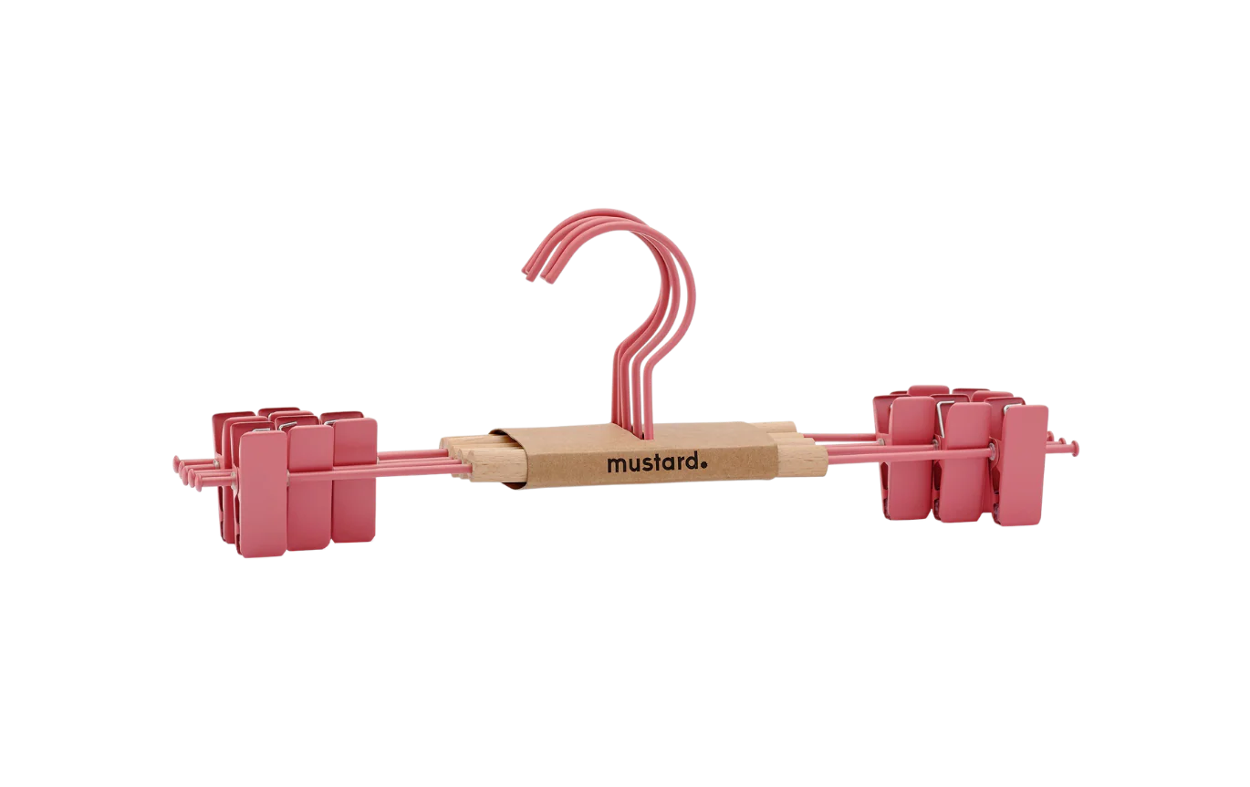 Adult Clip Hangers in Berry