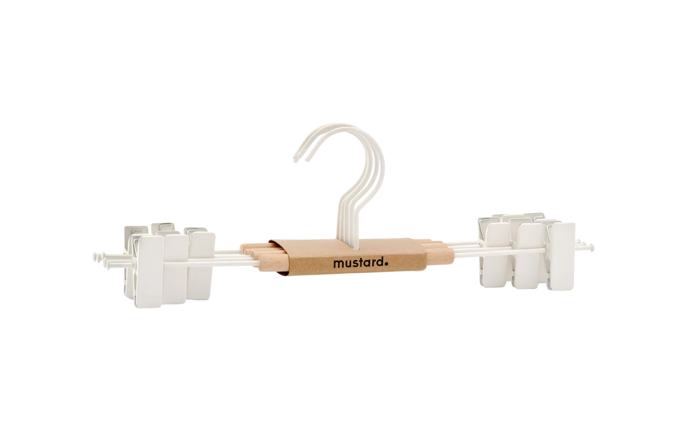 Adult Clip Hangers in Chalk