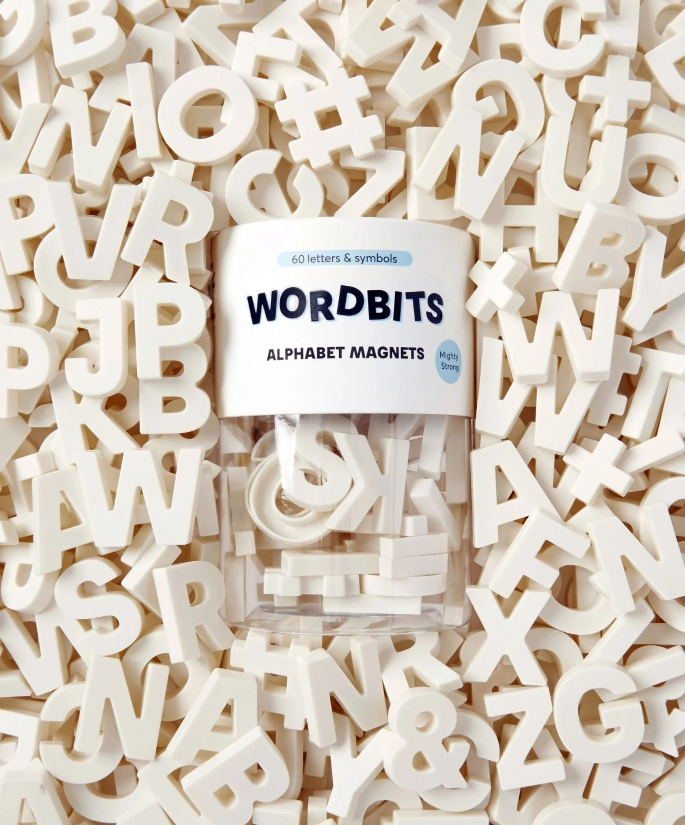 Alphabet Magnets in Bone - Image 2
