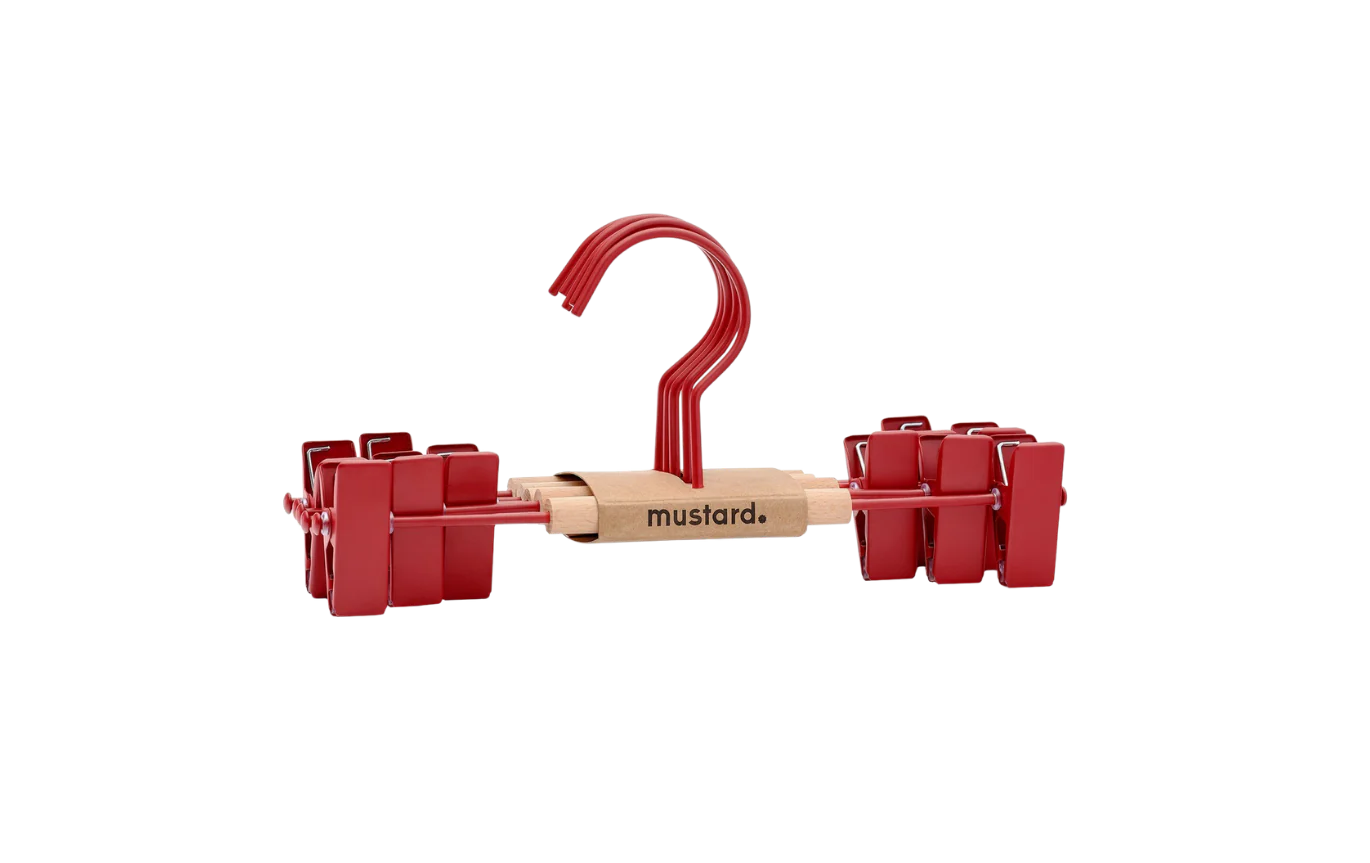 Kids Clip Hangers in Poppy