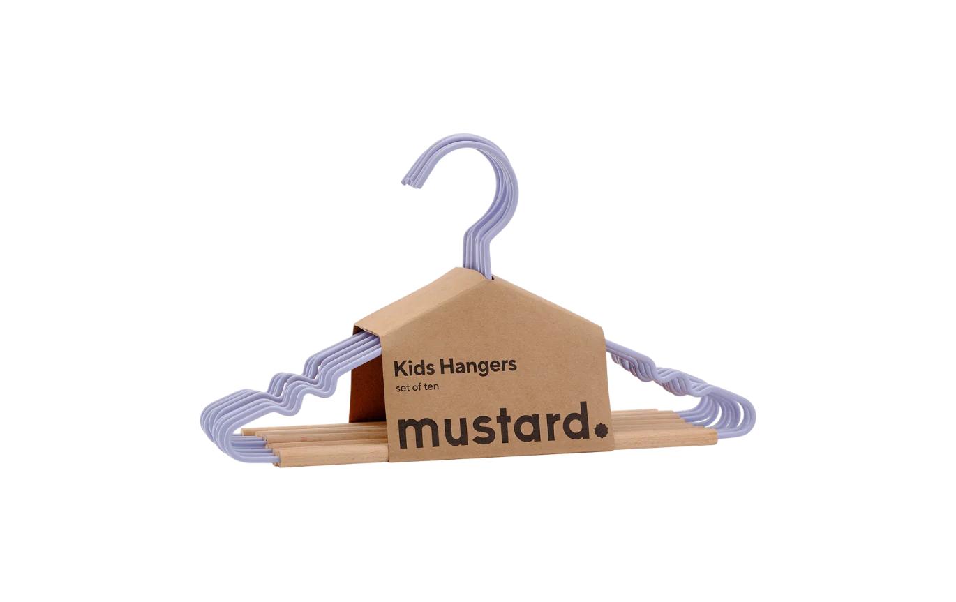 Kids Top Hangers in Lilac