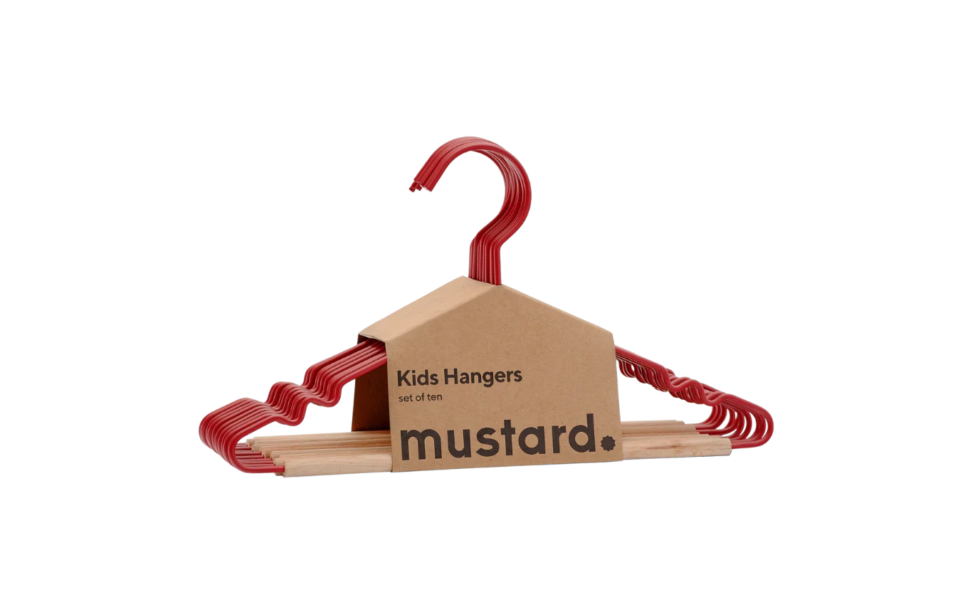 Kids Top Hangers in Poppy