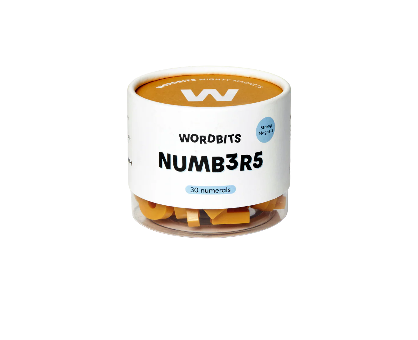 Number Magnets in Mustard