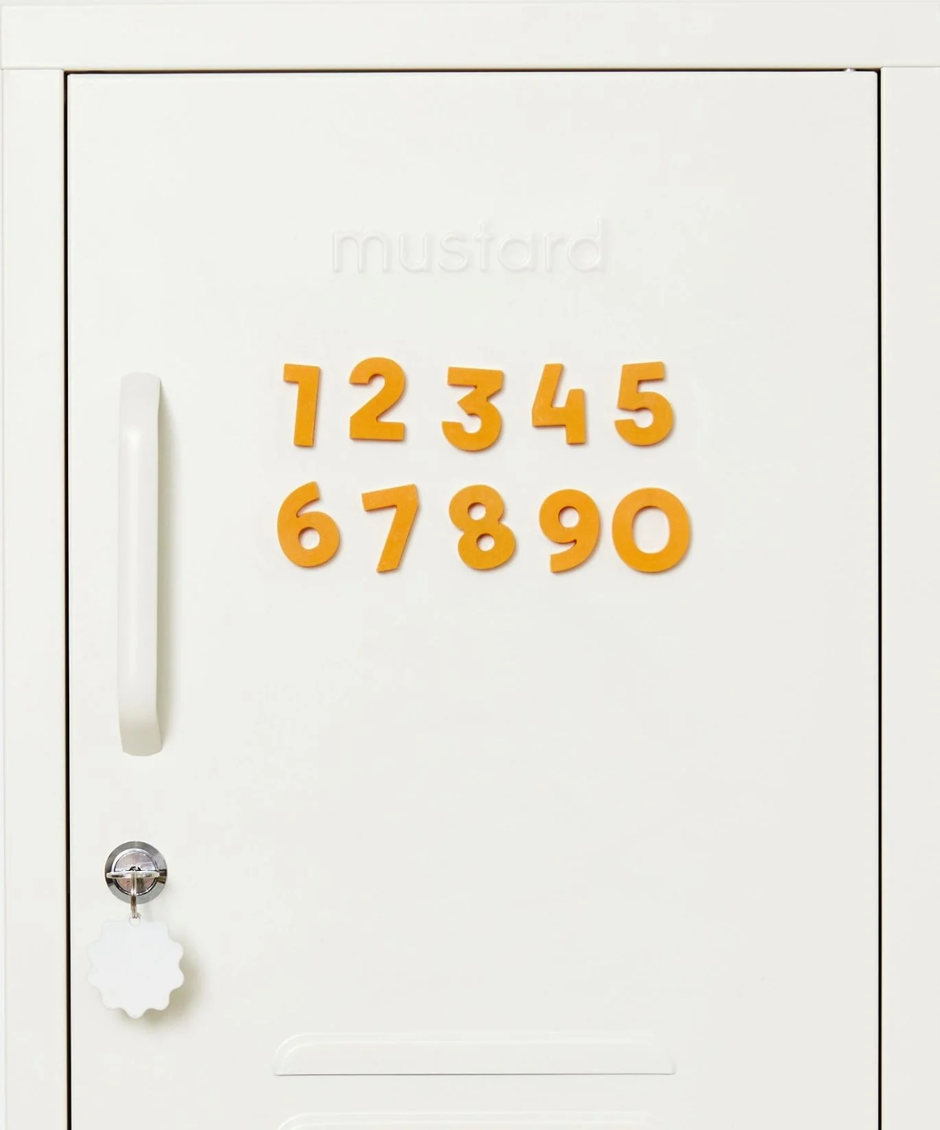 Number Magnets in Mustard - Image 2